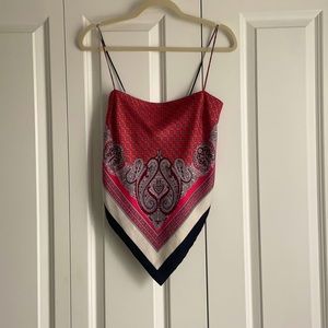Zara bandanna top